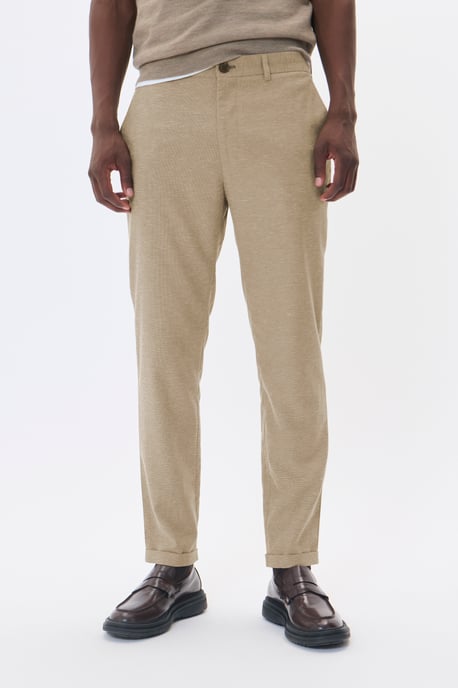 Casual Hose Gerade Passform melange - Image 1