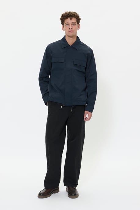Jacke Gerade Passform navy - Image 2