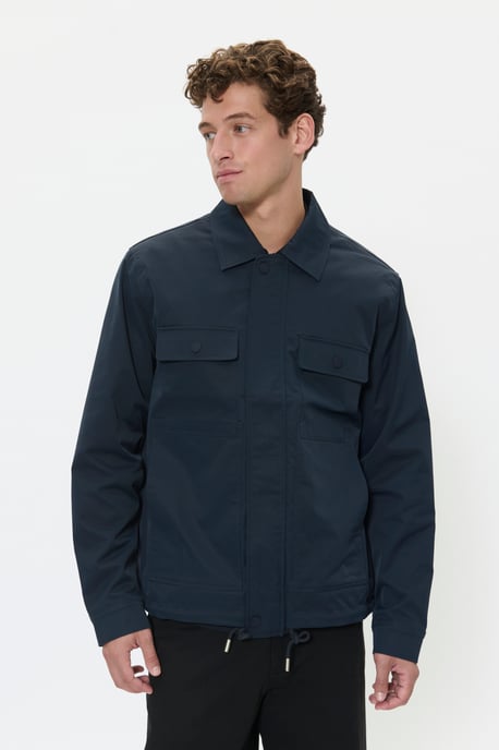 Jacke Gerade Passform navy - Image 4