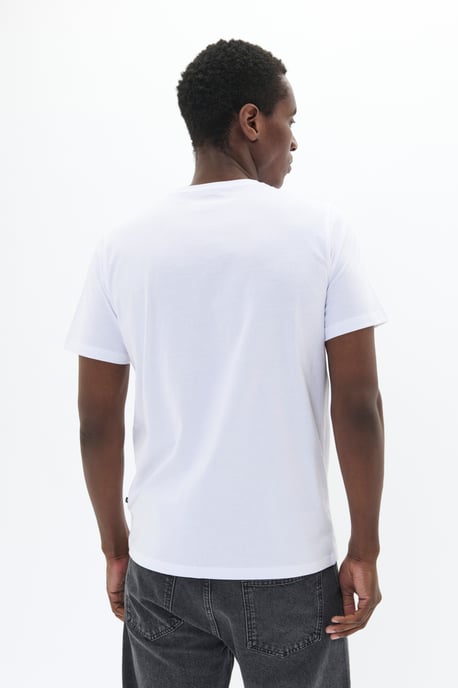 T-shirt Gerade Passform grey white - Image 3
