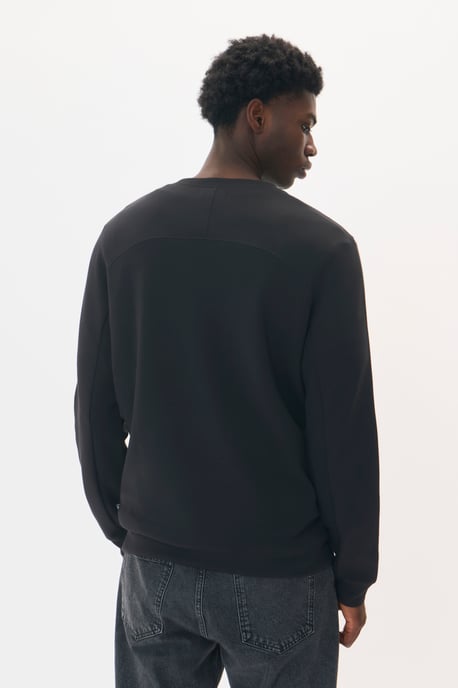 Sweatshirt Gerade Passform black - Image 3