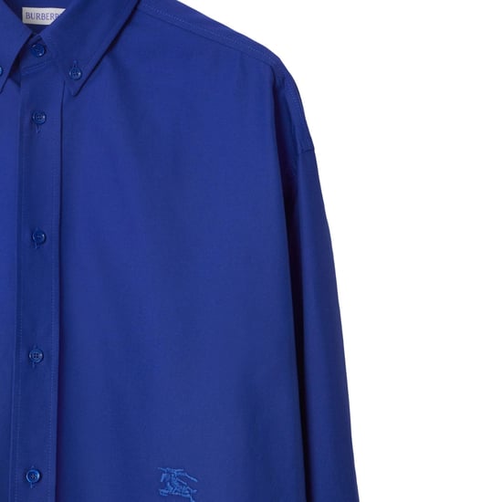 Burberry - Freizeithemd „Equestrian Knight" in Blau - Image 3