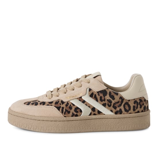 Tamaris Damen Leopard Braun Wildleder Fashion Schnürschuhe - Image 4