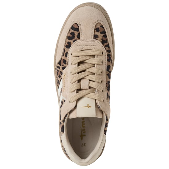 Tamaris Damen Leopard Braun Wildleder Fashion Schnürschuhe - Image 5