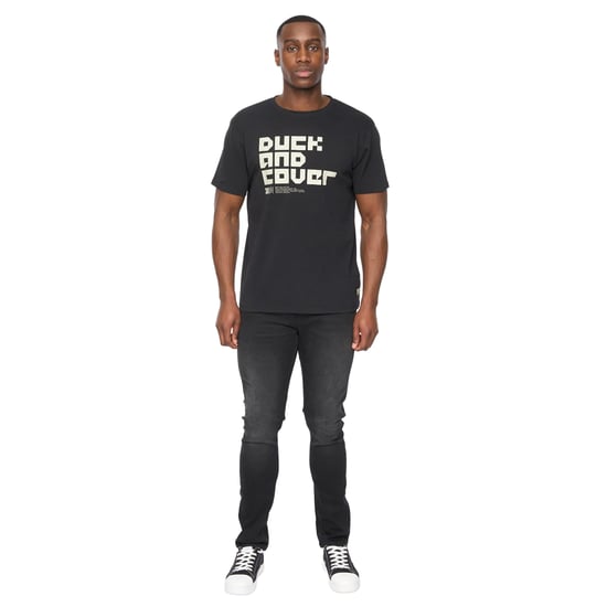 Duck and Cover - "Bloxx" T-Shirt für Herren (Schwarz) - Image 3