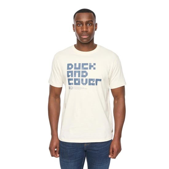 Duck and Cover - "Bloxx" T-Shirt für Herren (Naturweiß) - Image 1