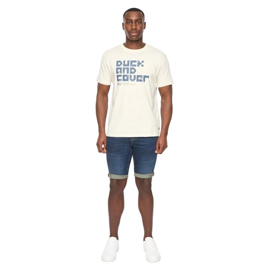 Duck and Cover - "Bloxx" T-Shirt für Herren (Naturweiß) - Image 3