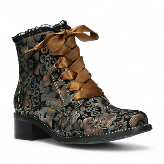 Laura Vita Emcmao-45 Damenstiefeletten im Gothic-viktorianischen Stil aus Leder mit Knöchelabsatz, Braun - Image 3