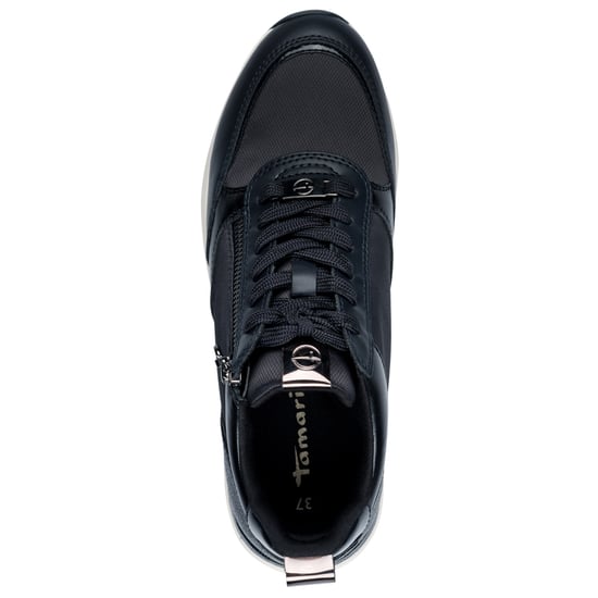 Tamaris Damen Marineblau Fashion Schnürschuhe mit Reißverschluss Sneakers Trainers - Image 5