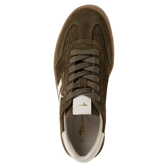 Tamaris Damen Olivgrün Wildleder Fashion Schnürschuhe - Image 5