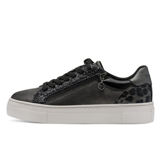 Tamaris Damen Pewter Silber Kunstleder Fashion Schnürschuhe - Image 4