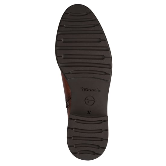 Tamaris Damen Cognac Braun Hellbraun Leder Kniehohe Reitstiefel - Image 6