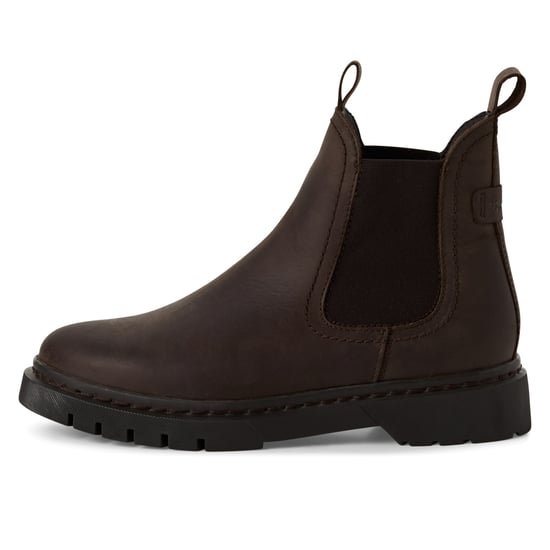 Tamaris Damen Klassische Chelsea-Stiefeletten aus braunem Leder - Image 4