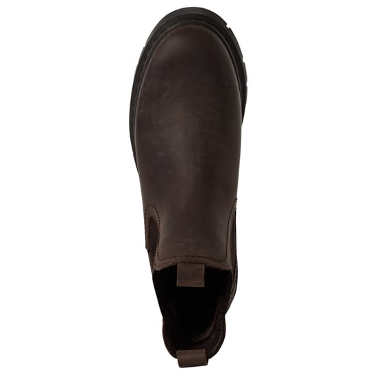 Tamaris Damen Klassische Chelsea-Stiefeletten aus braunem Leder - Image 5