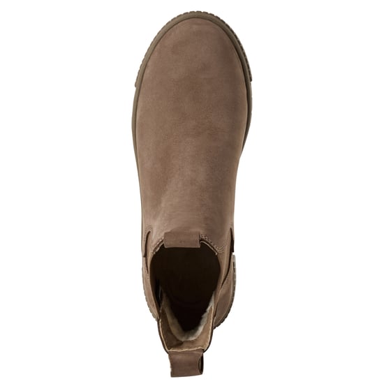 Tamaris Chelsea-Boots aus taupebraunem Leder für Damen - Image 5