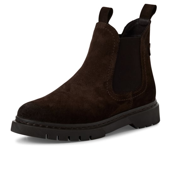 Tamaris Damen Mocca Braun Wildleder Klassische Chelsea Stiefeletten - Image 3
