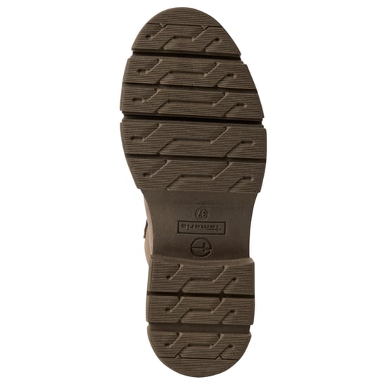 Tamaris Damen Dune Taupe Braun Leder Klassische High Pull-On Chelsea Stiefeletten - Image 6