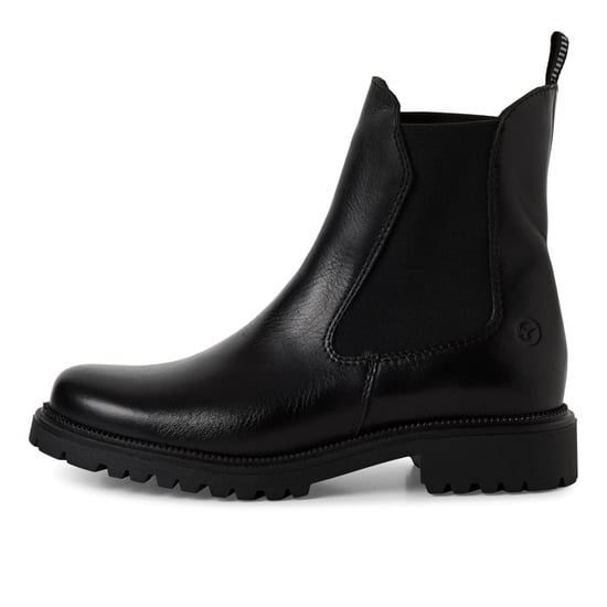 Tamaris Damen Klassische Chelsea-Stiefeletten aus schwarzem Leder - Image 4