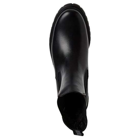 Tamaris Damen Klassische Chelsea-Stiefeletten aus schwarzem Leder - Image 5
