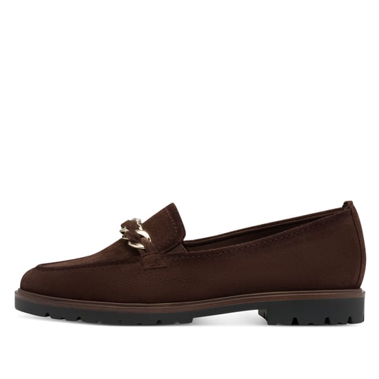 Tamaris Damen Mocca Braun Wildleder Loafer Schuhe - Image 4