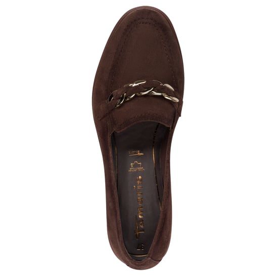 Tamaris Damen Mocca Braun Wildleder Loafer Schuhe - Image 5