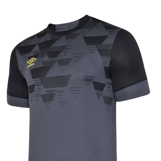 Umbro - Maillot VIER - Enfant (Carbone / Noir) - Image 3