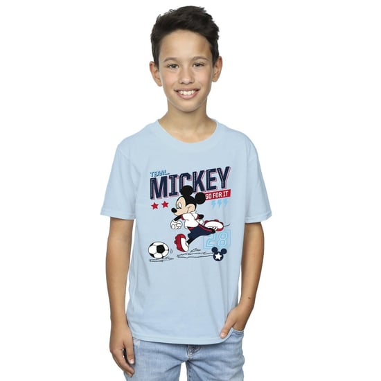 Disney - "Team Football" T-Shirt für Jungen (Babyblau) - Image 2