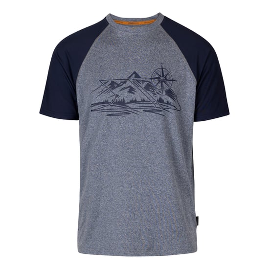 Trespass - "Fullmer" T-Shirt für Herren (Marineblau Marl) - Image 1