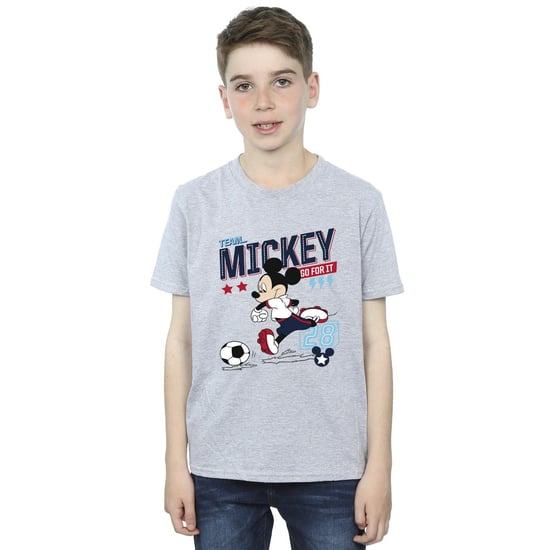 Disney - "Team Football" T-Shirt für Jungen (Grau) - Image 2