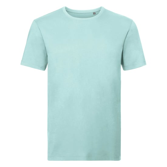 Russell Herren Organik T-Shirt Kurzarm (Aquablau) - Image 1