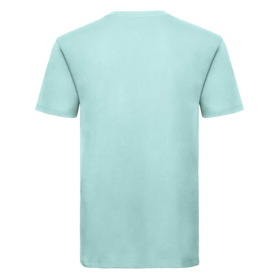 Russell Herren Organik T-Shirt Kurzarm (Aquablau) - Image 2