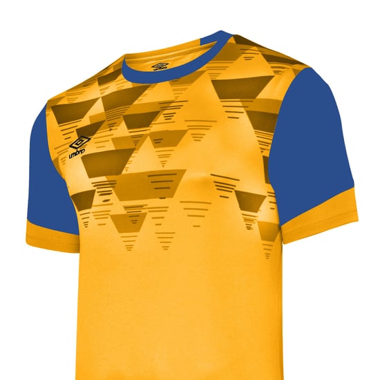 Umbro - Maillot VIER - Enfant (Jaune / Bleu roi) - Image 3