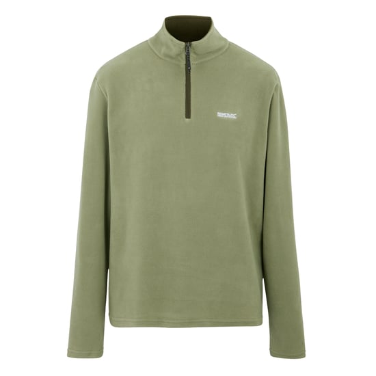 Regatta Great Outdoors Herren Thompson Fleece-Top mit Reißverschluss bis zur Brust (Ölgrün) - Image 1