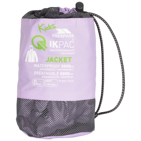 Trespass - "Qikpac" Jacke Zum Falten für Kinder (Gelsomino) - Image 3