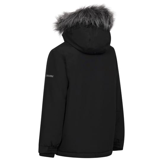 Trespass - "Braddan" Regenmantel Wattiert für Jungen (Schwarz) - Image 2