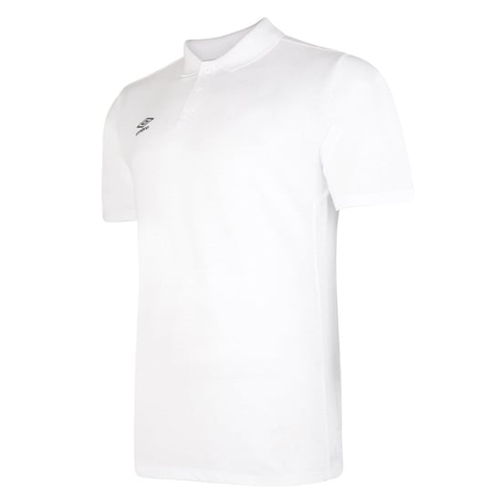 Umbro Herren Essential Polo Shirt (Weiß/Schwarz) - Image 3