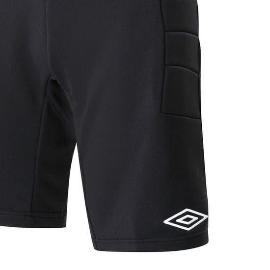 Umbro gepolsterte Torwartshorts für Herren (Schwarz) - Image 3