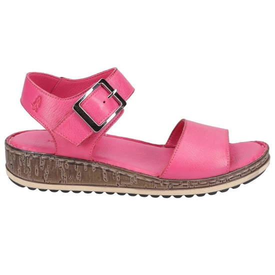 Hush Puppies - Damen Sandalen mit Keilabsatz "Ellie", Leder (Pink) - Image 1