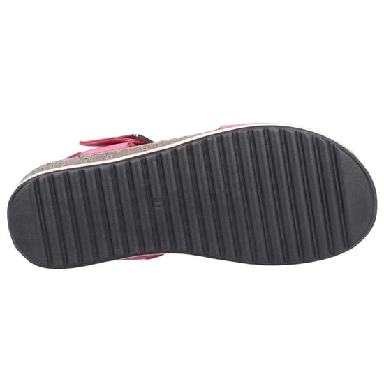 Hush Puppies - Damen Sandalen mit Keilabsatz "Ellie", Leder (Pink) - Image 4
