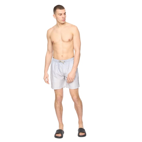 Crosshatch - "Layotta" Badeshorts für Herren (Helles Steingrau) - Image 3