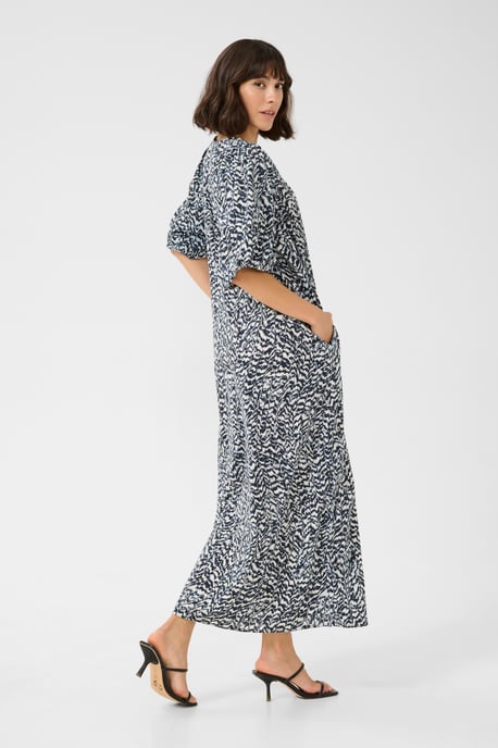 Kleid A-shape blue white - Image 3