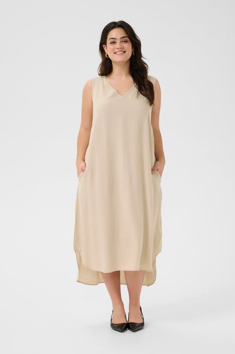 Kleid A-shape beige - Image 1