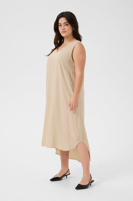 Kleid A-shape beige - Image 2