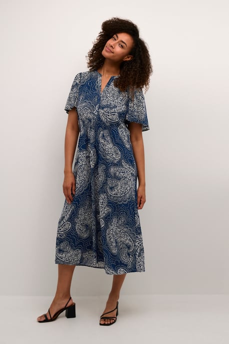 Kleid Relaxed fit blue white - Image 2