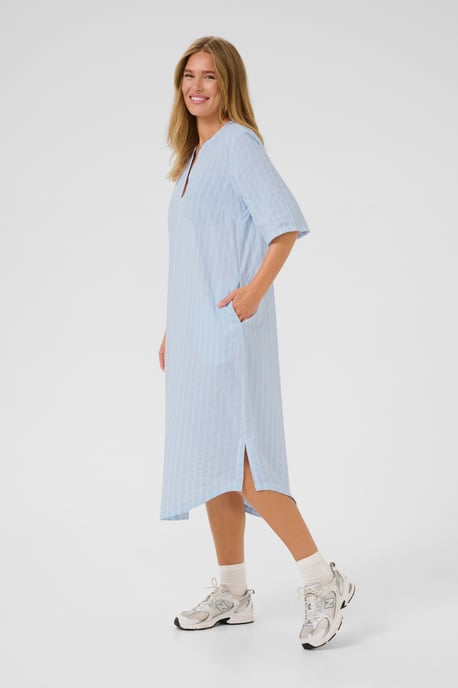 Kleid Loose fit blue white - Image 2