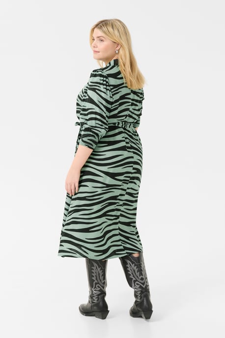 Kleid Regular fit black green - Image 3