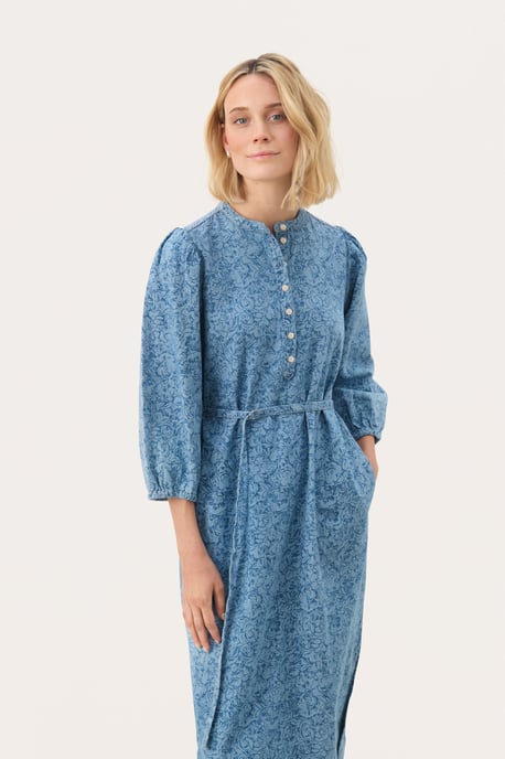 Kleid Easy fit blue - Image 4