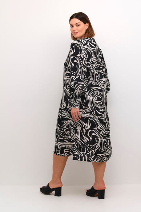 Kleid A-shape black white - Image 3