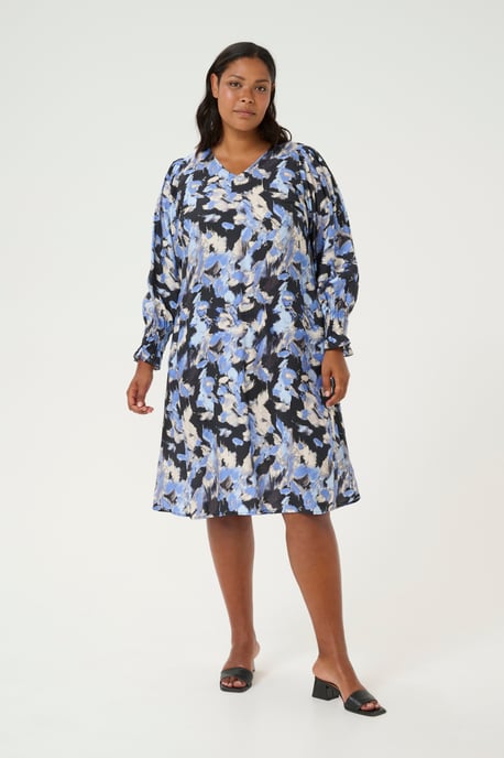 Kleid A-shape black blue - Image 1