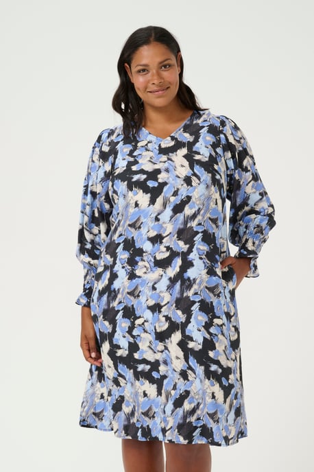 Kleid A-shape black blue - Image 4